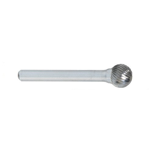 ‎SD-11 -3mm × 3mm LOC × 6mm Shank × 50mm OAL Ball Shape Carbide Medium Right Hand Spiral Burr - Americas Industrial Supply