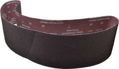 Norton - 6" Wide x 60" OAL, 60 Grit, Aluminum Oxide Abrasive Belt - Aluminum Oxide, Medium, Coated, X Weighted Cloth Backing, Series R228 - Americas Industrial Supply