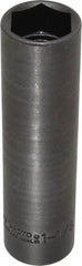 Proto - 1/2" Drive 1-1/8" Deep Impact Socket - 6 Points, 5-3/4" OAL - Americas Industrial Supply