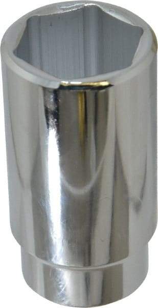 Proto - 1-3/8", 1/2" Drive, Deep Hand Socket - 6 Points, 3-1/2" OAL - Americas Industrial Supply