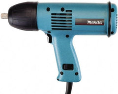 Makita - 1/2" Drive, 260 Ft/Lb Torque, Pistol Grip Handle, 2,000 RPM, Impact Wrench - 3.5 Amps, 120 Volts - Americas Industrial Supply