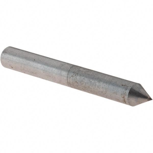 Norton - 1" Long x 3/16" Shank Diam Single Point Diamond Dresser - 60° Included Angle - Americas Industrial Supply