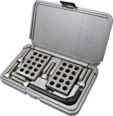 Fowler - 0.0003 Squareness Per Inch, Hardened Steel, 1-2-3 Block with 23 Hole Setup Block - 55-60 HRC Hardness, Sold As Matched Pair - Americas Industrial Supply
