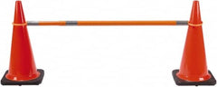 PRO-SAFE - 2" High Polypropylene Cone Bar - 3 Lb, Orange - Americas Industrial Supply