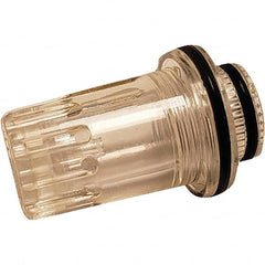 Dynabrade - 55 CFM Max Air Flow, 145 Max psi, Sight Dome Assembly - 140°F Max, For Use with 10671, 10673, 10675, 10677, 10679, 10681 - Americas Industrial Supply