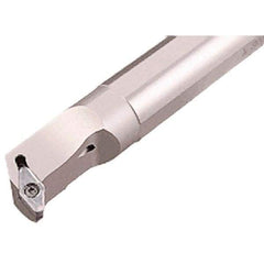 Iscar - 1.77" Min Bore Diam, 13.78" OAL, 1-1/2" Shank Diam, A-SVLFC Indexable Boring Bar - 2.8" Max Bore Depth, VCGT 2205.. Insert, Screw Holding Method - Americas Industrial Supply