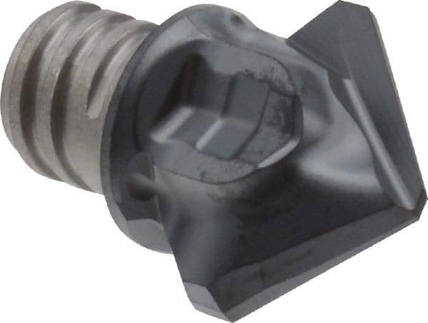 Iscar - MM HDF Grade IC908 Carbide Chamfer Milling Tip Insert - TiAlN Finish, 2 Flutes, 15.7mm Cutting Diam, 14mm Extension - Americas Industrial Supply