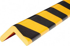 PRO-SAFE - Polyurethane Foam Type H Corner Guard - Yellow/Black, 1" High Side - Americas Industrial Supply