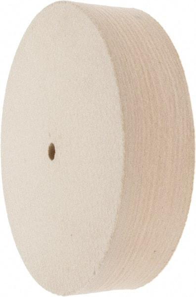 Value Collection - 8" Diam x 2" Thick Unmounted Buffing Wheel - 1 Ply, Polishing Wheel, 1/2" Arbor Hole, Hard Density - Americas Industrial Supply