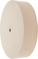 Value Collection - 8" Diam x 2" Thick Unmounted Buffing Wheel - 1 Ply, Polishing Wheel, 1/2" Arbor Hole, Hard Density - Americas Industrial Supply