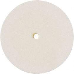 Value Collection - 6" Diam x 1/2" Thick Unmounted Buffing Wheel - 1 Ply, Polishing Wheel, 1/2" Arbor Hole, Medium Density - Americas Industrial Supply