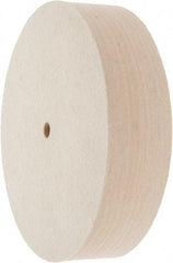 Value Collection - 8" Diam x 2" Thick Unmounted Buffing Wheel - 1 Ply, Polishing Wheel, 1/2" Arbor Hole, Medium Density - Americas Industrial Supply