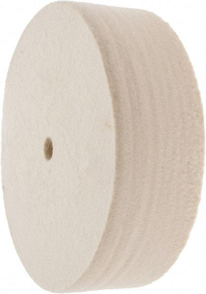 Value Collection - 6" Diam x 2" Thick Unmounted Buffing Wheel - 1 Ply, Polishing Wheel, 1/2" Arbor Hole, Soft Density - Americas Industrial Supply