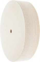 Value Collection - 8" Diam x 2" Thick Unmounted Buffing Wheel - 1 Ply, Polishing Wheel, 1/2" Arbor Hole, Soft Density - Americas Industrial Supply