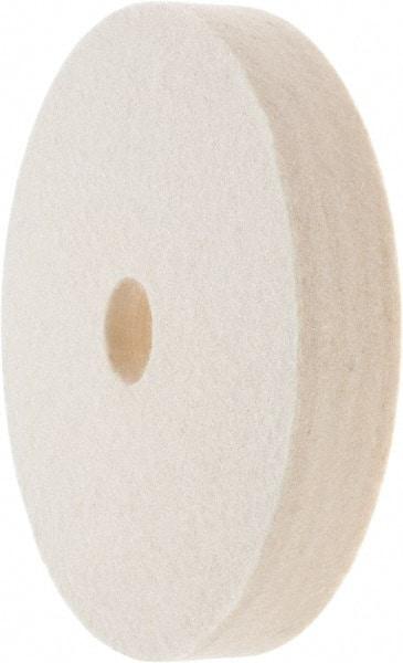 Value Collection - 6" Diam x 1" Thick Unmounted Buffing Wheel - 1 Ply, Polishing Wheel, 1" Arbor Hole, Soft Density - Americas Industrial Supply