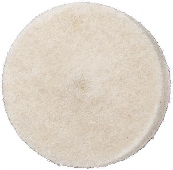 Value Collection - 1/2" Diam x 1/8" Thick Unmounted Buffing Wheel - 1 Ply, Polishing Wheel, 1/8" Arbor Hole, Medium Density - Americas Industrial Supply