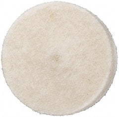 Value Collection - 1/2" Diam x 1/8" Thick Unmounted Buffing Wheel - 1 Ply, Polishing Wheel, 1/8" Arbor Hole, Medium Density - Americas Industrial Supply