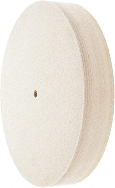 Value Collection - 12" Diam x 2" Thick Unmounted Buffing Wheel - 1 Ply, Polishing Wheel, 1/2" Arbor Hole, Medium Density - Americas Industrial Supply