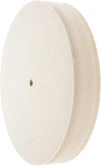 Value Collection - 12" Diam x 2" Thick Unmounted Buffing Wheel - 1 Ply, Polishing Wheel, 1/2" Arbor Hole, Medium Density - Americas Industrial Supply