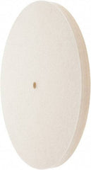 Value Collection - 12" Diam x 3/4" Thick Unmounted Buffing Wheel - 1 Ply, Polishing Wheel, 1/2" Arbor Hole, Soft Density - Americas Industrial Supply