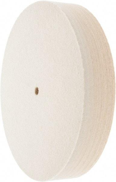 Value Collection - 10" Diam x 2" Thick Unmounted Buffing Wheel - 1 Ply, Polishing Wheel, 1/2" Arbor Hole, Soft Density - Americas Industrial Supply