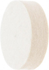 Value Collection - 2" Diam x 1/2" Thick Unmounted Buffing Wheel - 1 Ply, Polishing Wheel, 1/2" Arbor Hole, Medium Density - Americas Industrial Supply