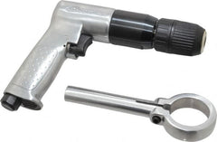 Ingersoll-Rand - 1/2" Reversible Keyless Chuck - Pistol Grip Handle, 500 RPM, 4 CFM, 0.5 hp, 90 psi - Americas Industrial Supply