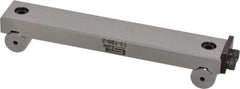 SPI - 6 Inch Long x 1 Inch Wide x 0.0002 Inch Center to Center Accuracy, 0.0004 Inch Parallelism, 5 Inch Between Rolls, Sine Bar - Steel, Includes Back Plate - Americas Industrial Supply