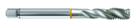 7/16-20 2B 3-Flute Cobalt Yellow Ring Semi-Bottoming 40 degree Spiral Flute Tap-Bright - Americas Industrial Supply