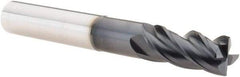 Iscar - 12mm, 4 Flute, Single End, Solid Carbide, 0.6mm Corner Radius End Mill - 95mm OAL, Right Hand Flute, 24mm LOC, Right Hand Cut, 50mm Extended Reach - Americas Industrial Supply
