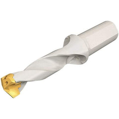Iscar - 11 to 11.9mm Diam, 3xD, 33mm Max Depth, 16mm Shank Diam, 98.6mm OAL, Replaceable Tip Drill - IDK, IDM, IDN, IDP Insert, 11 Seat Size, DSM Toolholder, Series ChamDrillJet - Americas Industrial Supply