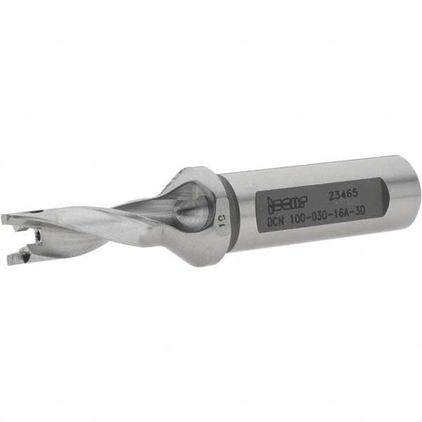 Iscar - 10mm to 10.4mm Diam, 3xD, 30mm Max Depth, 16mm Shank Diam, 94.2mm OAL, Replaceable-Tip Drill - FCP, ICK, ICK-2M, ICM, ICN, ICP, iCP-2M Insert, 10 Seat Size, 91104554 Toolholder, Series SumoCham - Americas Industrial Supply