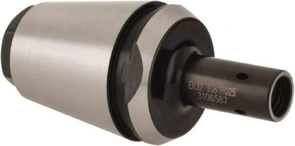 Iscar - Multimaster ER32 Collet Shank Milling Tip Insert Holder & Shank - T08 Neck Thread, 69.6mm OAL, MM S-ER Tool Holder - Americas Industrial Supply
