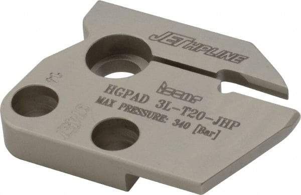 Iscar - Left Hand Cut, 3mm Insert Width, Cutoff & Grooving Support Blade for Indexables - 20mm Max Depth of Cut, 7.2mm Head Projection - Americas Industrial Supply