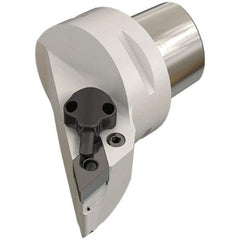 Iscar - Right Hand Cut, Size C6, DN.. Insert Compatiblity, External Modular Turning & Profiling Cutting Unit Head - 45mm Ctr to Cutting Edge, 65mm Head Length, Series Isoturn - Americas Industrial Supply