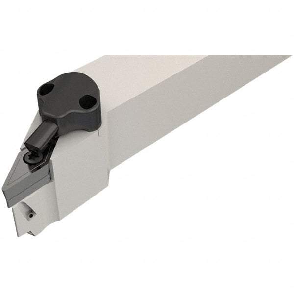 Iscar - SVJC, Left Hand Cut, 25mm Shank Height x 25mm Shank Width, Neutral Rake Indexable Turning Toolholder - 150mm OAL, Series Isoturn - Americas Industrial Supply