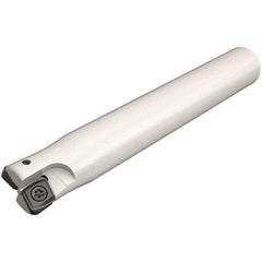 Iscar - 20mm Cutting Diam, 20mm Shank Diam, 5mm Max Depth of Cut, Straight Shank Indexable Copy End Mill - 3 Inserts, CNHT 07 Insert, E93CN Toolholder - Americas Industrial Supply