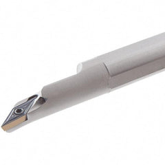 Iscar - 19mm Min Bore Diam, 200mm OAL, 16mm Shank Diam, S-SVJC Indexable Boring Bar - 20mm Max Bore Depth, VC.T 1103.. Insert, Screw Holding Method - Americas Industrial Supply