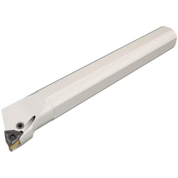 Iscar - 20mm Min Bore Diam, 180mm OAL, 16mm Shank Diam, S-PWLN Indexable Boring Bar - 27mm Max Bore Depth, WNM.. 06T3.. Insert, Clamp Holding Method - Americas Industrial Supply
