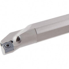 Iscar - 10mm Min Bore Diam, 125mm OAL, 8mm Shank Diam, E-SCLC Indexable Boring Bar - CC.. 09T3.. Insert, Screw Holding Method - Americas Industrial Supply