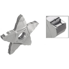 Iscar - 34L150PENTA PB Grade IC908, 1.5mm Cutting Width Carbide Grooving Insert - Left Hand, 0.07mm Corner Radius, TiAlN Finish - Americas Industrial Supply