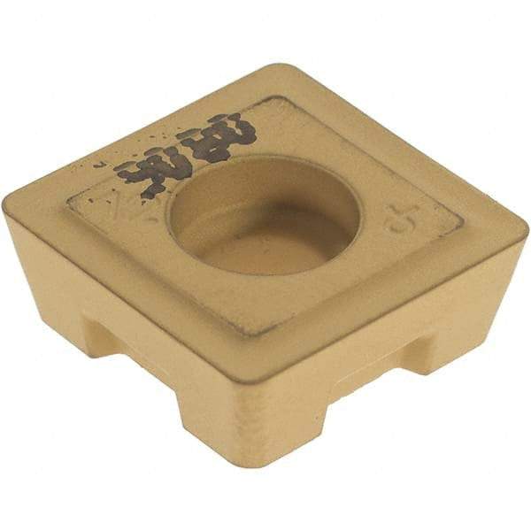 Iscar - SOMT120408 DT Grade IC9080 Carbide Indexable Drill Insert - TiCN/Al2O3/TiN Finish, Square, 1/2" Inscribed Circle - Americas Industrial Supply