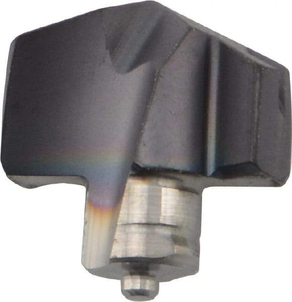 Iscar - Series ICP, 0.268" Diam Grade IC908 140° Replaceable Drill Tip - Carbide, TiAlN Finish, 6.5 Seat Size, Through Coolant - Americas Industrial Supply