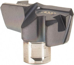 Iscar - Series FCP, 0.433" Diam Grade IC908 Replaceable Drill Tip - Carbide, TiAlN Finish, 11 Seat Size, Through Coolant - Americas Industrial Supply