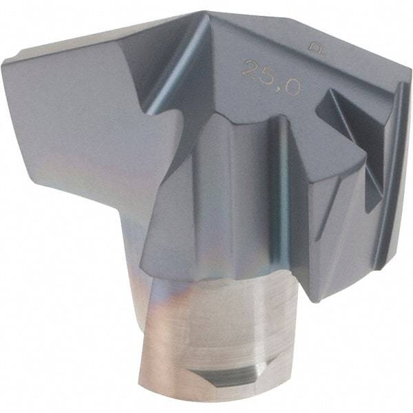 Iscar - Series ICP-2M, 0.984" Diam Grade IC908 140° Replaceable Drill Tip - Carbide, TiAlN Finish, 25 Seat Size, Through Coolant - Americas Industrial Supply