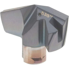 Iscar - Series ICP-2M, 0.535" Diam Grade IC908 140° Replaceable Drill Tip - Carbide, TiAlN Finish, 13 Seat Size, Through Coolant - Americas Industrial Supply