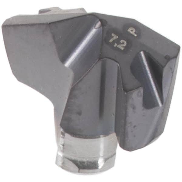Iscar - Series ICP, 0.283" Diam Grade IC908 140° Replaceable Drill Tip - Carbide, TiAlN Finish, 7 Seat Size, Through Coolant - Americas Industrial Supply