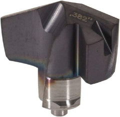 Iscar - Series ICM, 0.382" Diam Grade IC908 140° Replaceable Drill Tip - Carbide, TiAlN Finish, 9 Seat Size, Through Coolant - Americas Industrial Supply