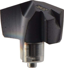Iscar - Series ICP, 0.362" Diam Grade IC908 140° Replaceable Drill Tip - Carbide, TiAlN Finish, 9 Seat Size, Through Coolant - Americas Industrial Supply