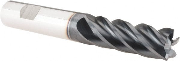 Iscar - 3/4" Diam 5 Flute Solid Carbide 0.04" Corner Radius End Mill - Americas Industrial Supply